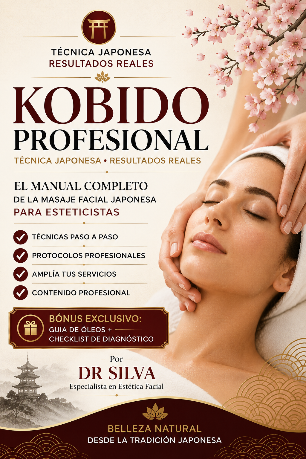 Manual Kobido Profesional — lifting facial japonés sin agujas